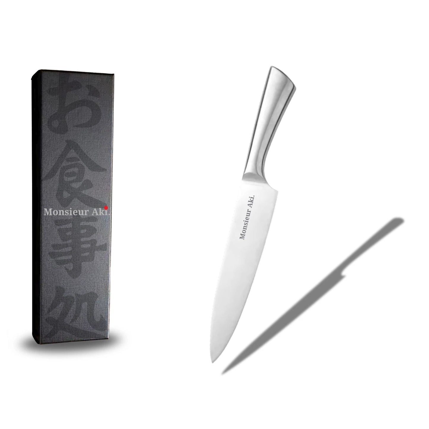 Set de 5 couteaux japonais Monsieur Aki – Full Acier – Acier