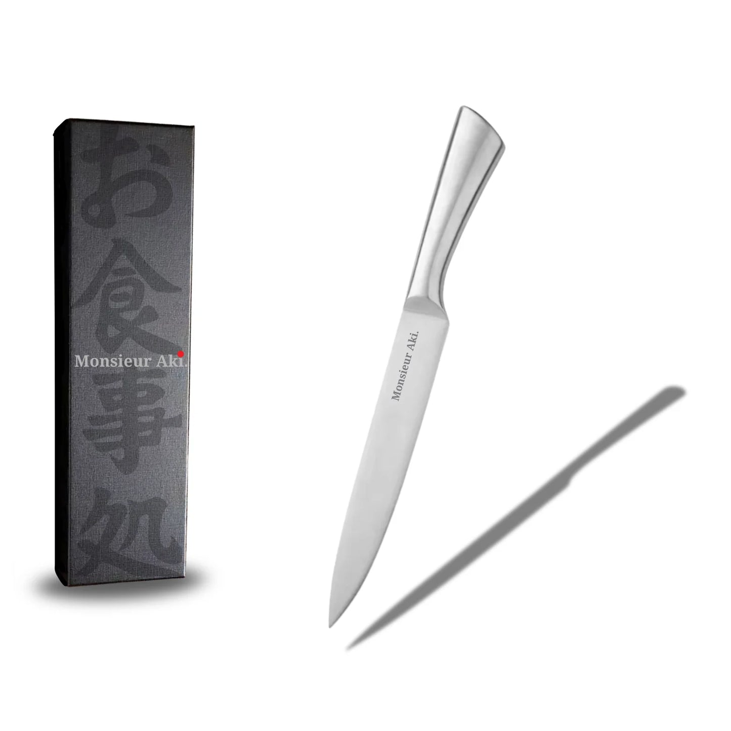 Set de 5 couteaux japonais Monsieur Aki – Full Acier – Acier