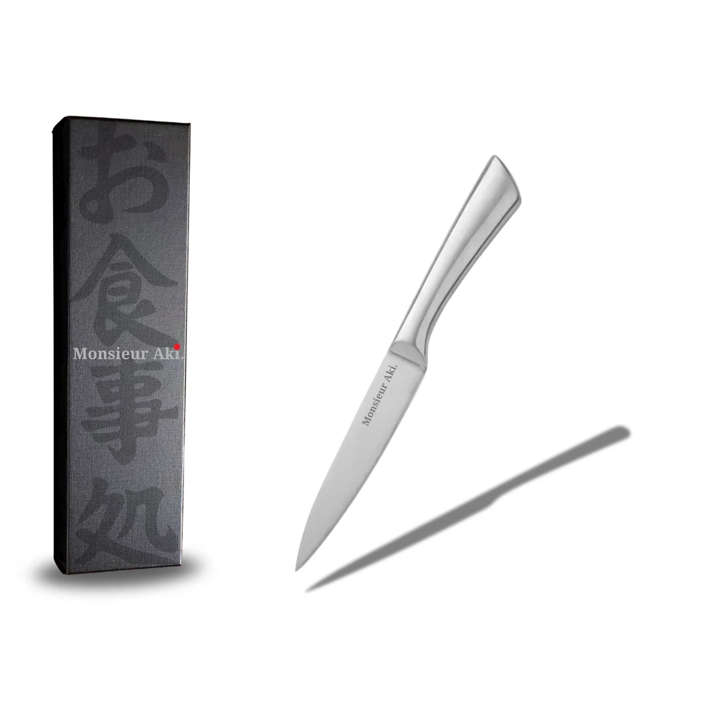 Set de 5 couteaux japonais Monsieur Aki – Full Acier – Acier