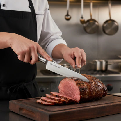 Set de 5 couteaux japonais Monsieur Aki – Full Acier – Acier