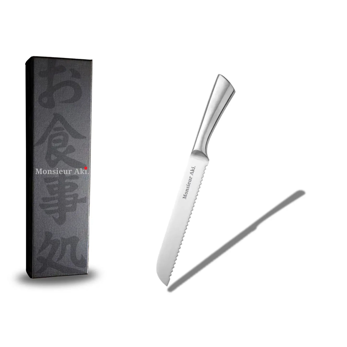 Set de 5 couteaux japonais Monsieur Aki – Full Acier – Acier