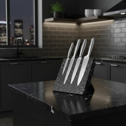 Support magnétique pour couteau noir